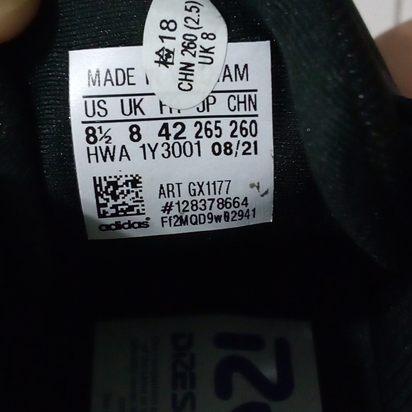 ADIDAS ALPHAMAGMA GUARD - SIZE 8.5 MEN/ 9.5 WMN - BLACK/NAVY BLUE - Picture 12 of 13